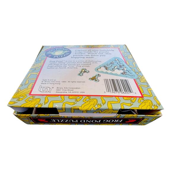 Vintage Frog Pond Puzzle 1993 - Nature’s Spaces Brain Teaser Complete - Picture 11 of 11